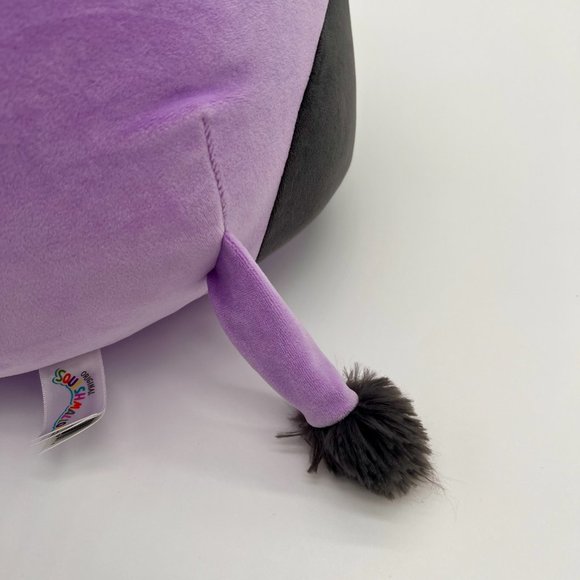 NWT 🥀 12" Alexie the Black and Purple Cow Squishmallow - Picture 2 of 10